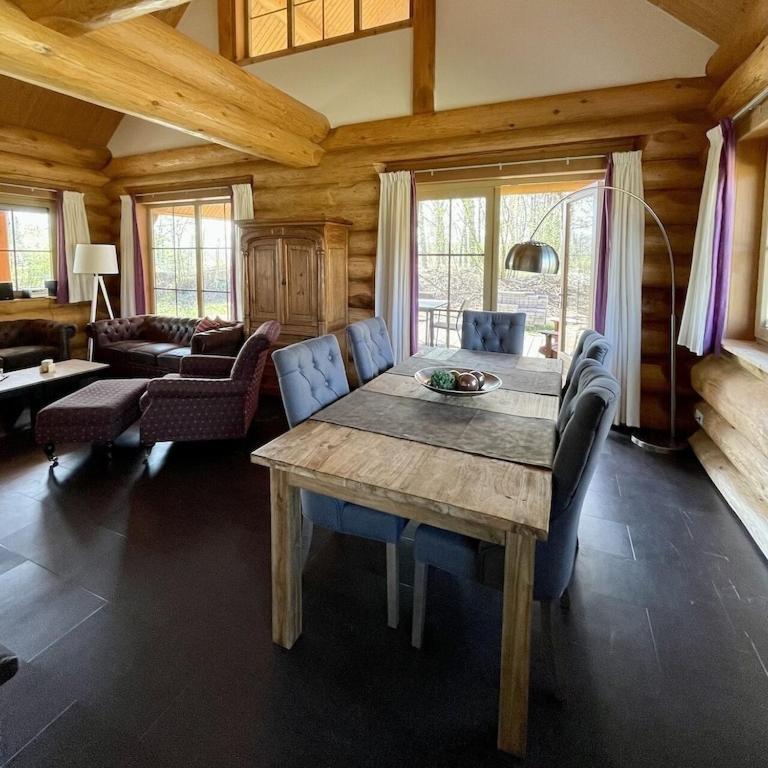 Unieke Houten Villa Met Sauna In Twente - 5P Den Ham Eksteriør bilde