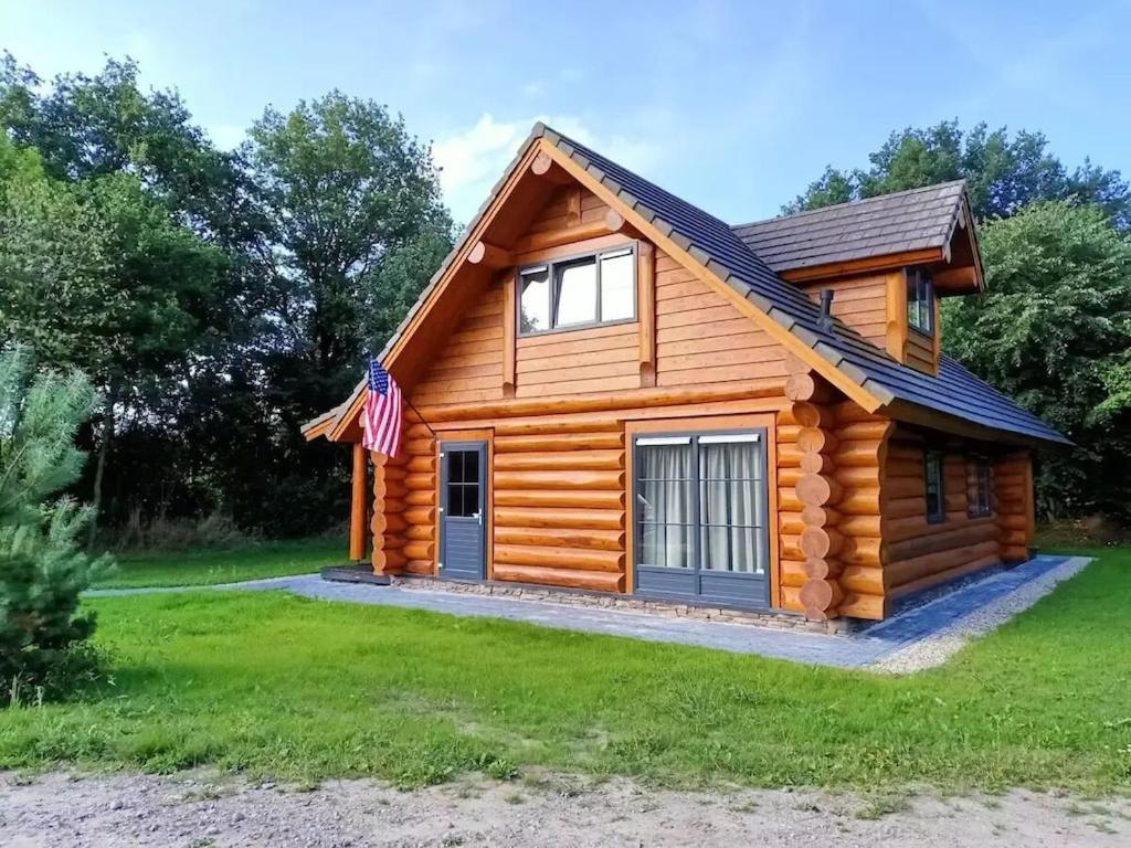 Unieke Houten Villa Met Sauna In Twente - 5P Den Ham Eksteriør bilde