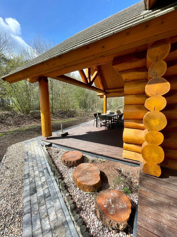 Unieke Houten Villa Met Sauna In Twente - 5P Den Ham Eksteriør bilde