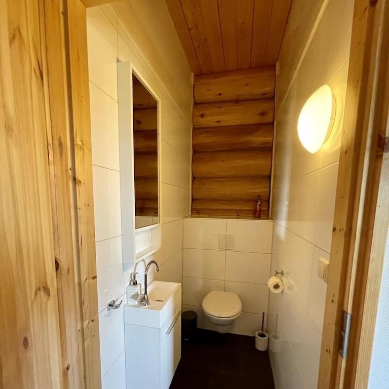 Unieke Houten Villa Met Sauna In Twente - 5P Den Ham Eksteriør bilde