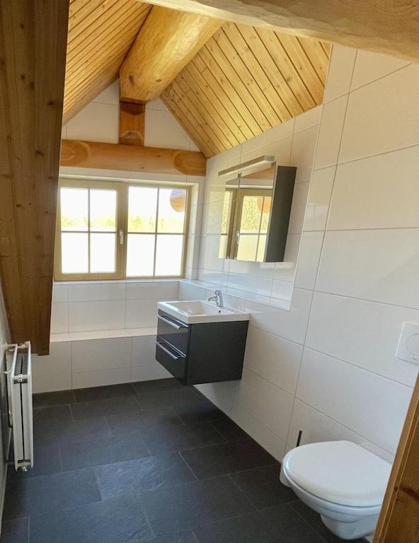 Unieke Houten Villa Met Sauna In Twente - 5P Den Ham Eksteriør bilde